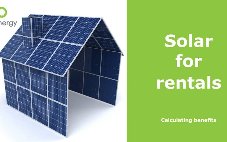 Solar for rentals – calculating benefits
