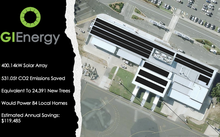 Whitsunday’s airport solar panels