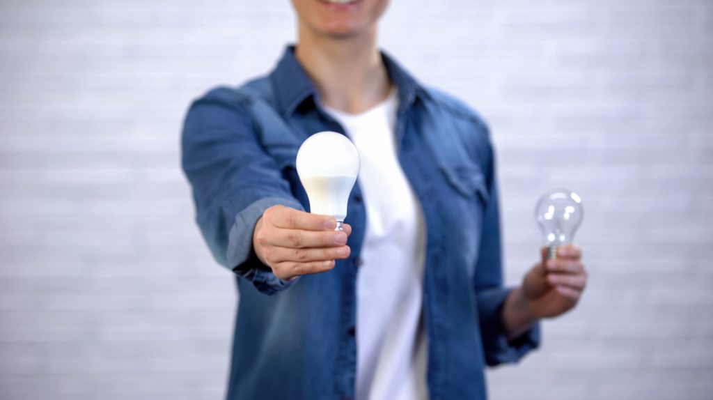 swapping lightbulbs to LED can save a lot of money
