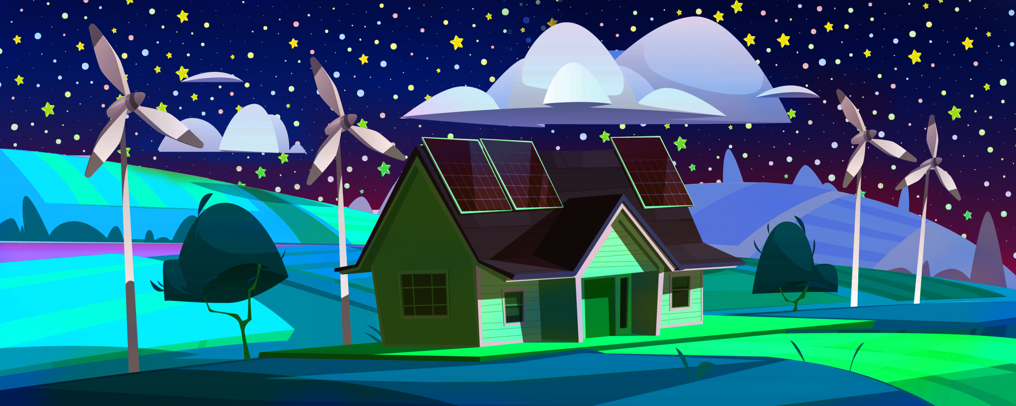 can-solar-panels-work-at-night-gi-energy