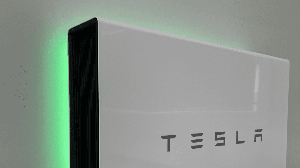 The look of Tesla Powerwall 2 installed by GI Energy.