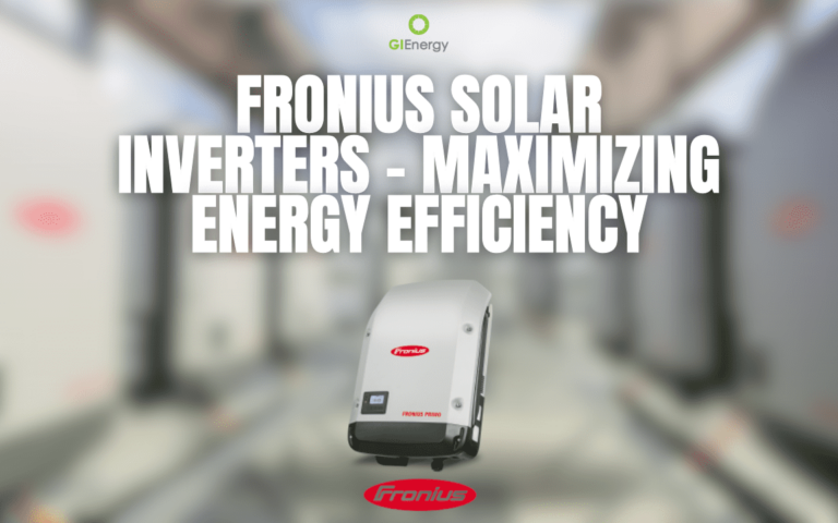 Fronius Solar Inverters - Maximizing Energy Efficiency