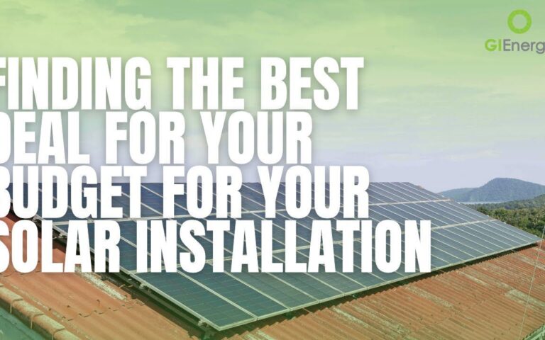 thumbnail for finding the best deal for your budget for your solar installation