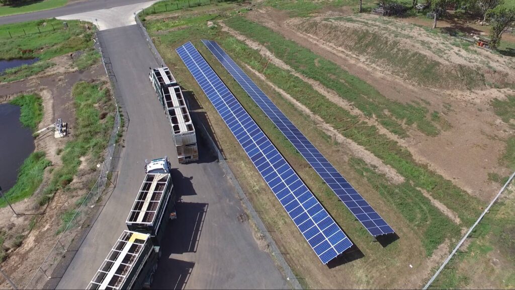 We used commercial solar rebates when installing this ground mount system